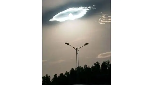 وحشت مردم از ظاهر شدن چشم در آسمان+ عکس