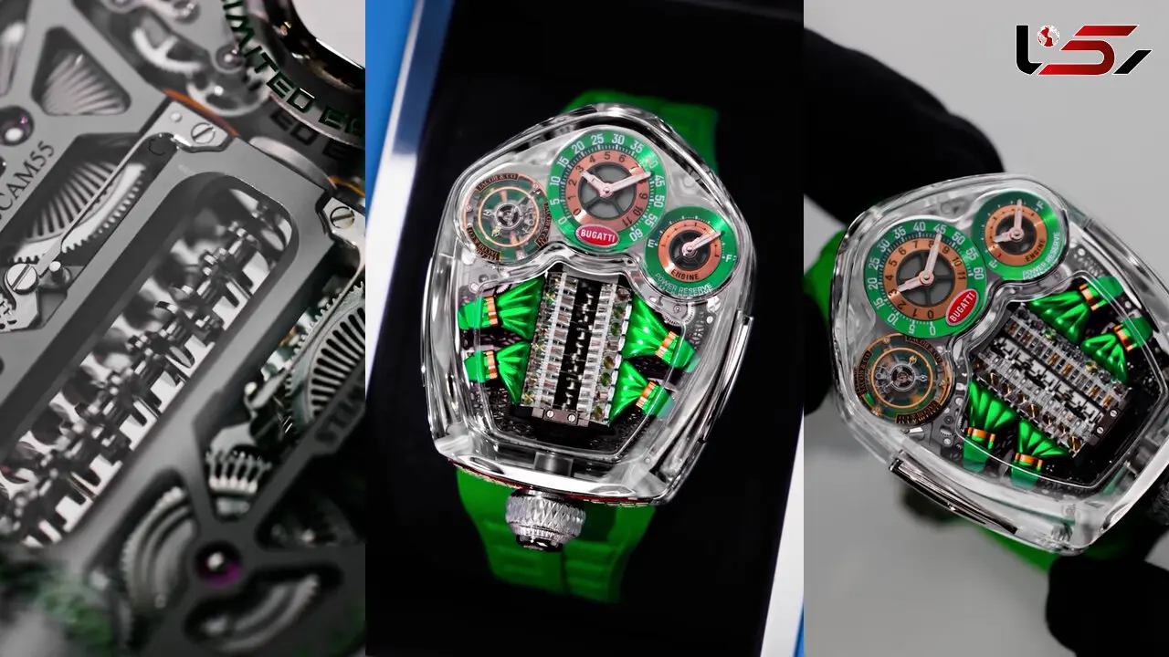 وقتی ابرخودروی بوگاتی به یک ساعت لوکس تبدیل می‌شود!

