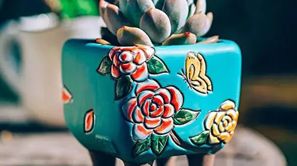 مدل های زیبا و خاص گلدان سفالی + عکس