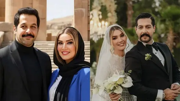 فیلم/ رونمایی متین ستوده از آوازخوانی عاشقانه کامران تفتی در لباس دامادی به مناسبت سالگرد ازدواجشان / میگم تموم شاعرا برای تو غزل بگن