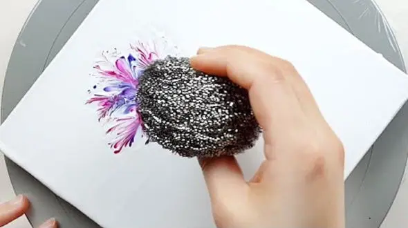 نقاشی با سیم‌ ظرفشویی + فیلم