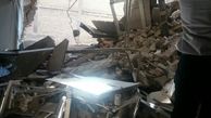  حادثه ریزش ساختمان چهار طبقه در گیشا +فیلم و تصاویر