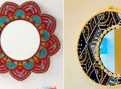 با این آینه‌ های دیواری دکوری، ظاهر اتاق خود را شگفت‌ انگیز کنید!