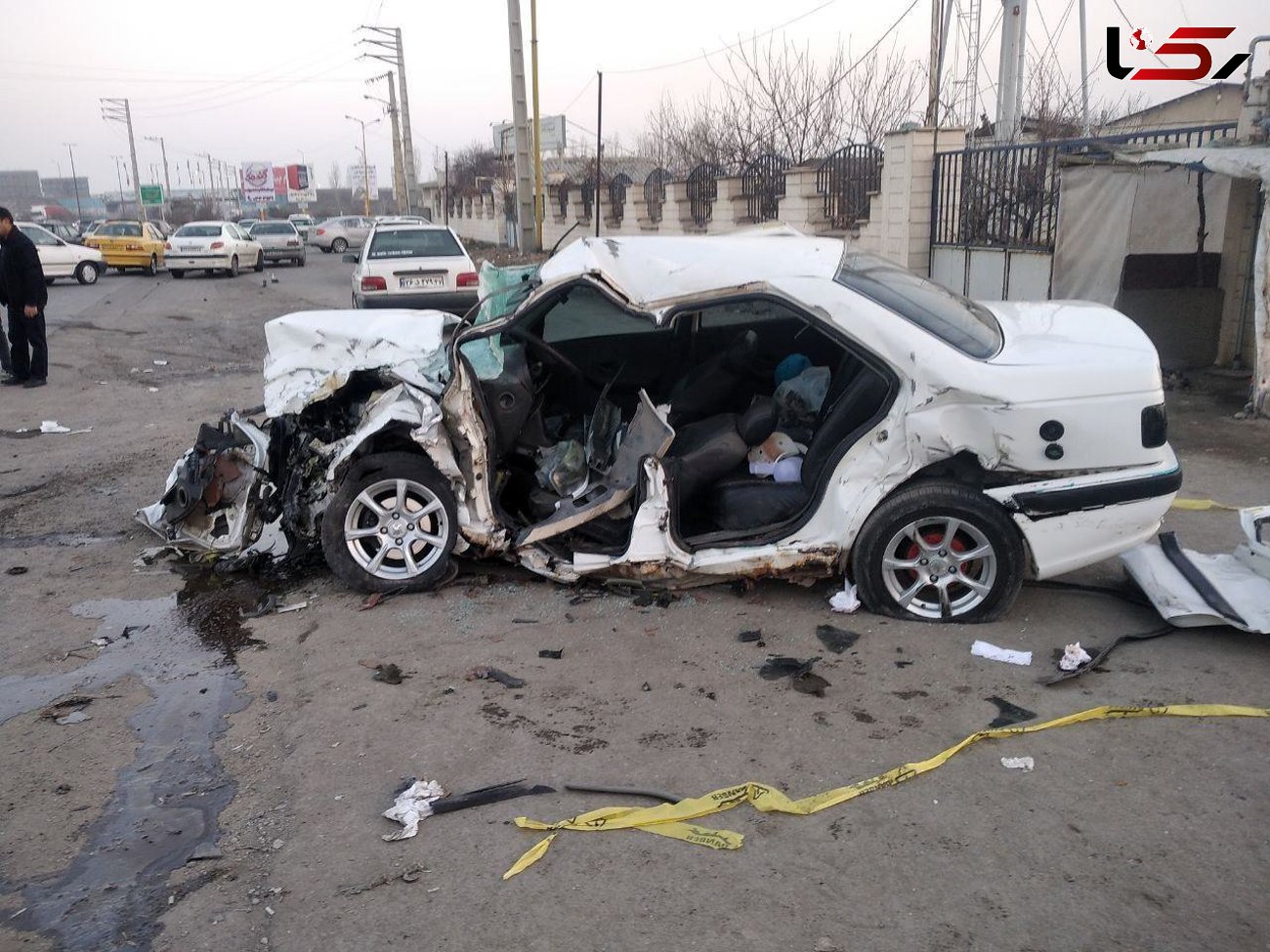 تصادف مرگبار در محور ارومیه به مهاباد 3 نفر را به گام مرگ کشاند