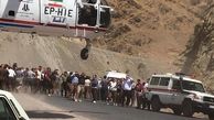 فیلم صحنه مرگ 16 مسافر با سقوط مینی بوس در دره / در کردستان رخ داد