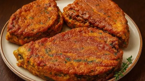 بادمجان سوخاری به روش جدید / خوشمزه‌ تر از گوشت + فیلم