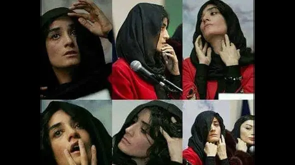 ماجرای حرکات عجیب مژگان صابری مقابل دوبین ها / بعداز 7 سال از زبان خودش !