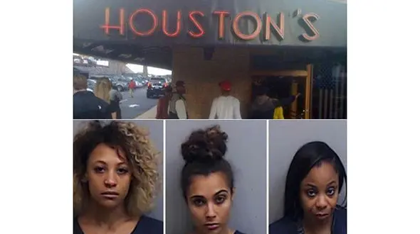 کتک خوردن مامور پلیس از 3 بازیگر زن + عکس