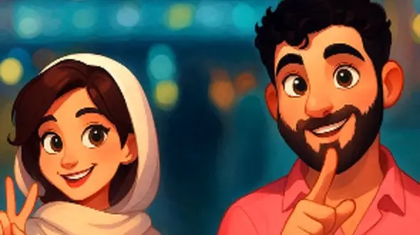 انیمیشن سکانس خواستگاری سینا مهراد از پردیس احمدیه در سریال از یاد رفته هم ساخته شد/ چه دختر زرنگی!