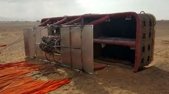  سقوط خونین بالون هوای گرم+عکس