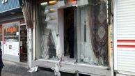انفجار گاز پیک نیکی در مغازه پرده فروشی در خیابان آخونی تبریز + عکس 