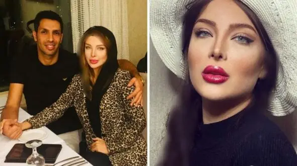 شباهت باورنکردنی لیلا اوتادی و همسر سپهر حیدری/ تقلید آرام جوینده  از خانم بازیگر !