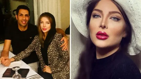 شباهت باورنکردنی لیلا اوتادی و همسر سپهر حیدری/ تقلید آرام جوینده  از خانم بازیگر !