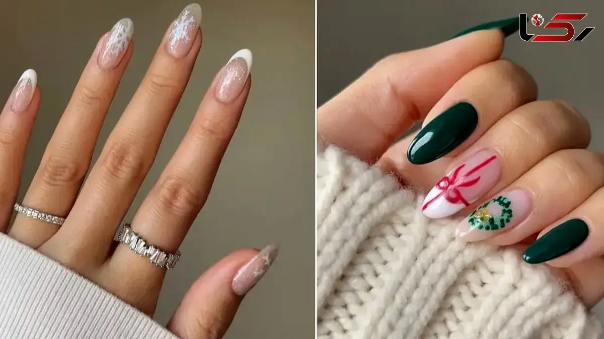 طراحی ناخن مخصوص کریسمس 2026: بهترین ایده‌ ها برای زیبایی دستان شما