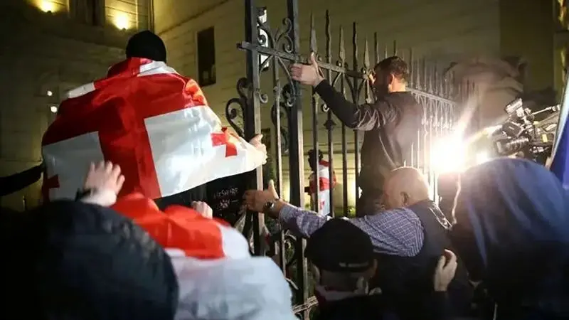Massive Protests Rock Georgia3