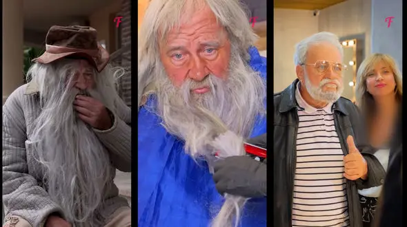 این مرد وقتی خودش را دید شوکه شد + فیلم