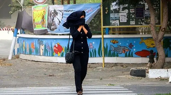 وزش باد و گرد و خاک در نواحی پردد تهران!