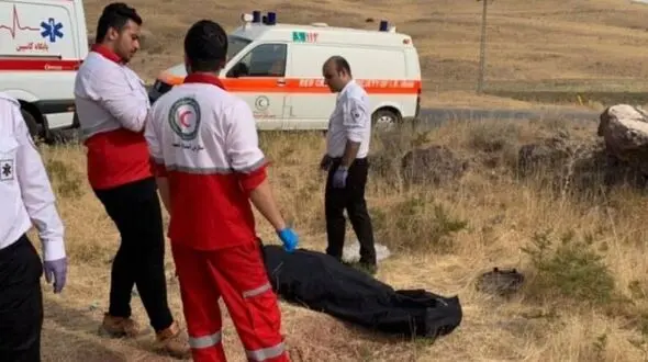 برخورد ۲ دستگاه تریلی در تاکستان دو مرگ تلخ را رقم زد + عکس