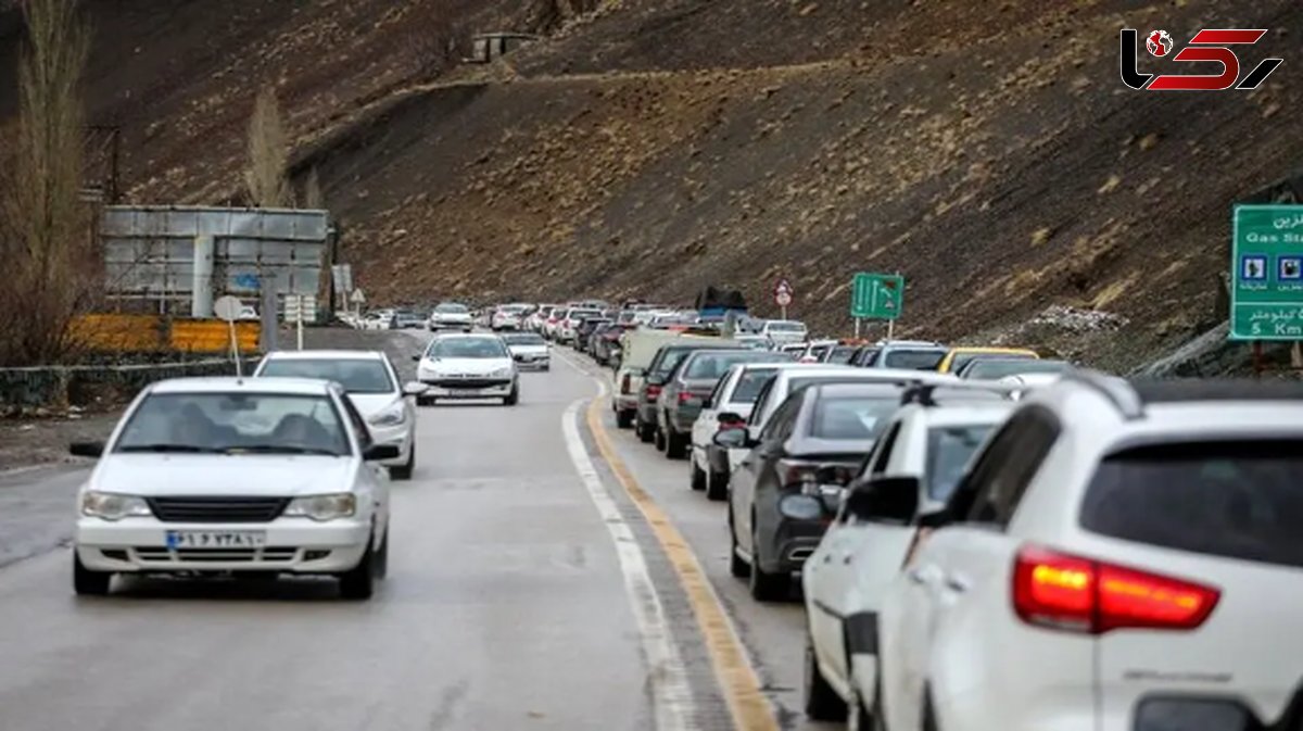 ترافیک سنگین در جادههای البرز / تردد از تهران-شمال ممنوع شد