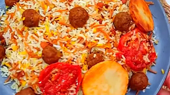 ناهار امروز رشته پلو + فیلم