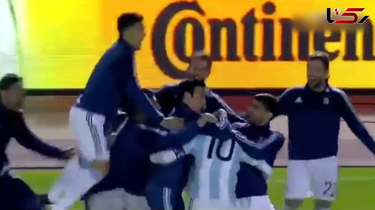 مسی آرژانتین را مسافر جام جهانی 2018 روسیه کرد+فیلم 