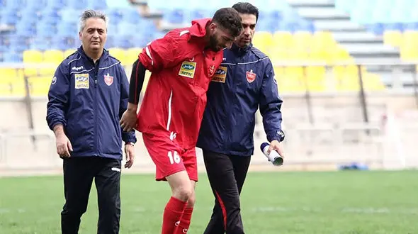  مهاجم پرسپولیس ۳ هفته دور از میادین 