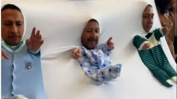 فیلم/ اگه فکر میکنین جشن تعیین جنسیت فقط ترکوندن بادکنکه سخت در اشتباهید/ ابتکار بامزه عمه و عموهای نی نی برای سرگرم کردن مهمانان 