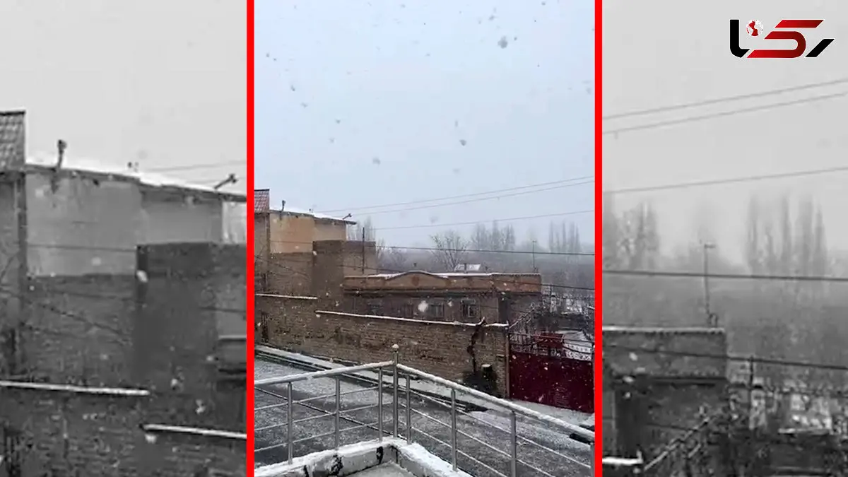 فیلم زیبایی‌های برف در روستای باراندوز