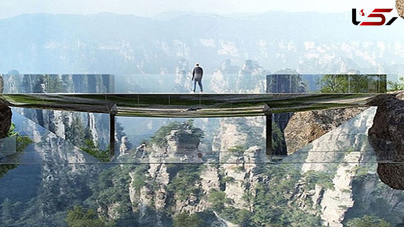 معماری  بی نظیر چینی ها در ساخت پلی نامرئی و ترسناک