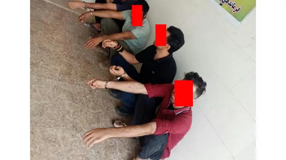 سارقان مطب پزشکان آبادان دستگیر شدند + عکس