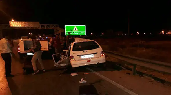 ۲ کشته و زخمی در تصادف کمربندی شیراز + عکس