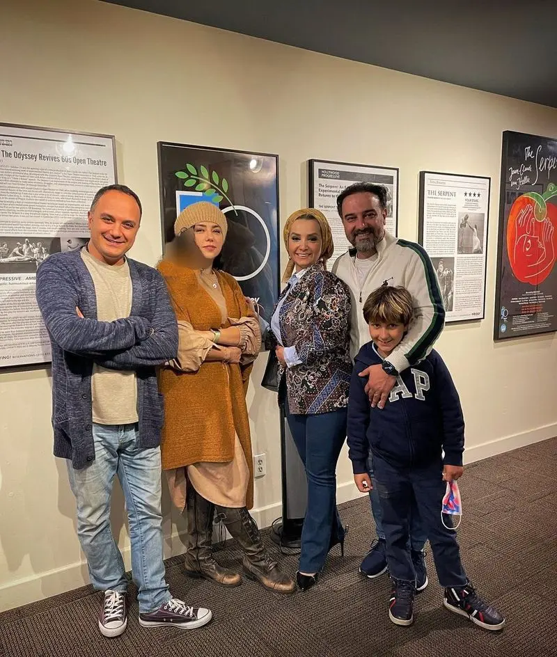 پریچهر قنبری- احسان کرمی و خانواده برزو ارجمند