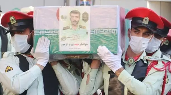 پیکر «شهید کرمپور» مأمور فداکار کلانتری قلهک تشییع شد + عکس