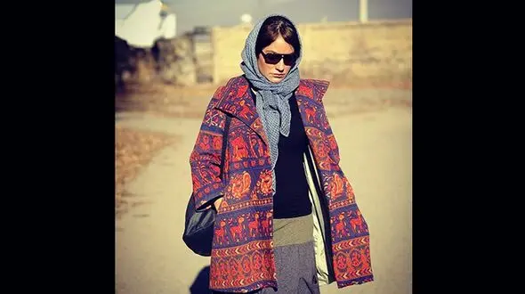 تیپ عجیب و غریب مهناز افشار!+عکس