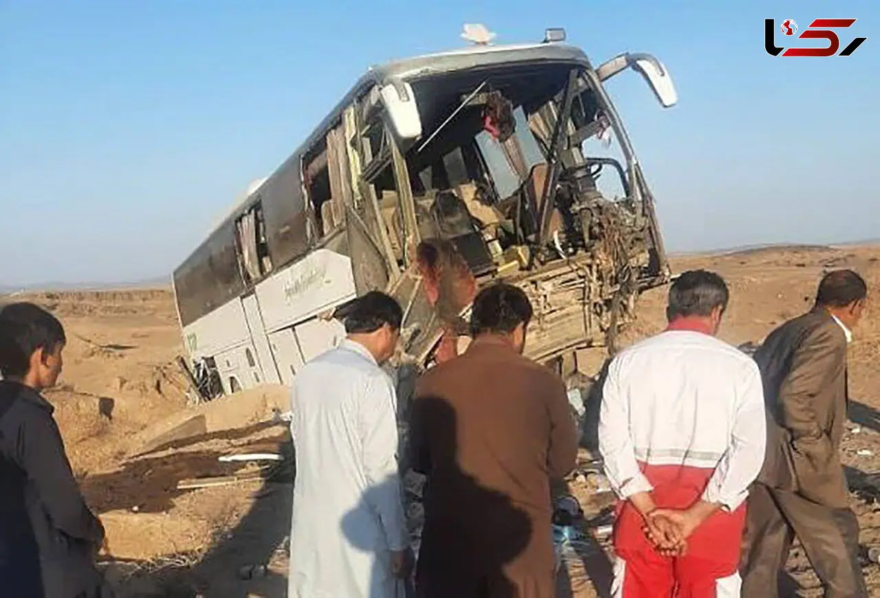 آتش سوزی اتوبوس مسافربری در جاده هراز + جزییات