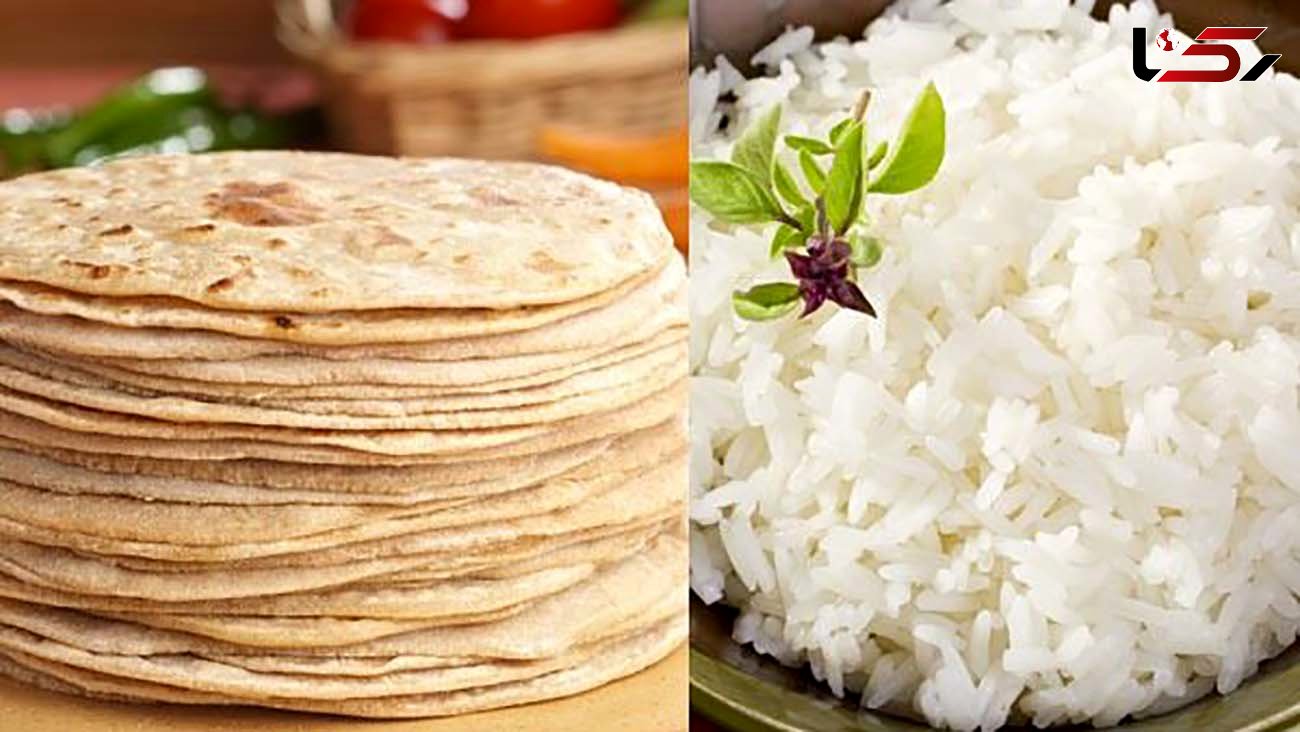 عوارض حذف نان و برنج از تغذیه تان 
