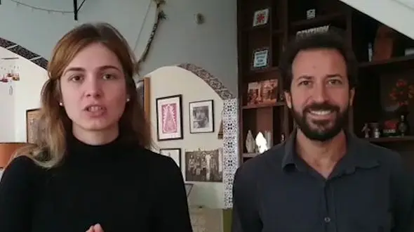 فیلمی جالب از ابراز همدردی زوج هنرمند برزیلی با مردم ایران 