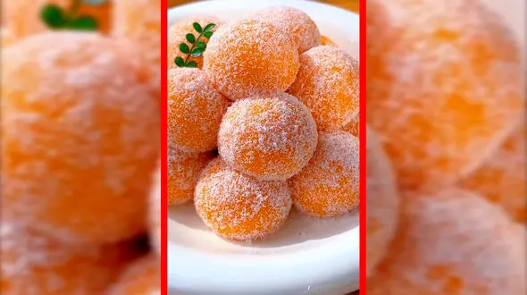 فیلم دستور تهیه توپک های نارنجی و برفی