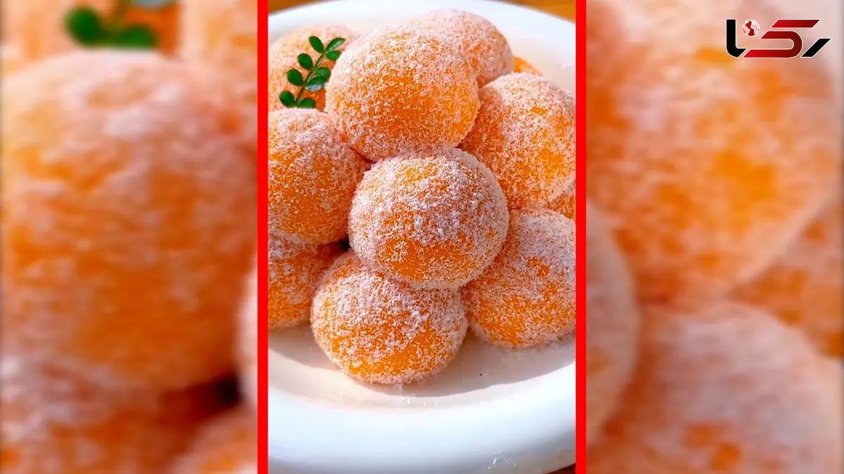 فیلم دستور تهیه توپک های نارنجی و برفی