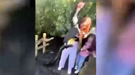 فیلم لحظه حمله مارماهی به یک زن در پارک / همه شوکه شدند + عکس
