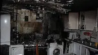 اتصال برق هود آشپزخانه خانه ای در کاشان را به آتش کشید