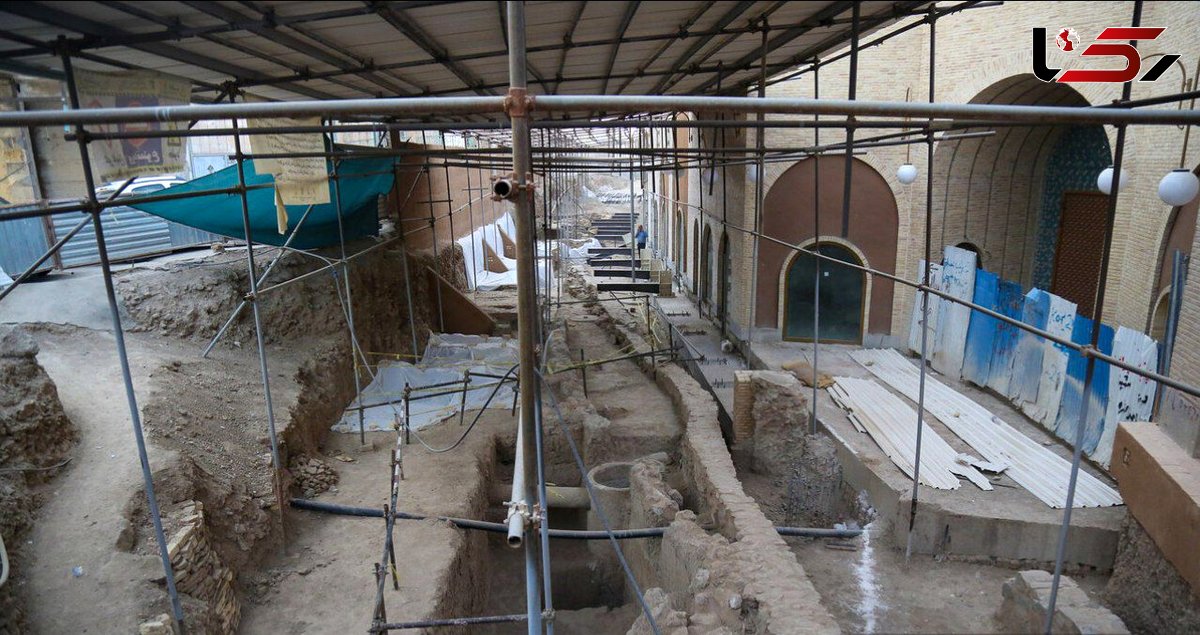 مرمت سازههای تاریخی گذر کمرزرین در مرحله تکمیل است