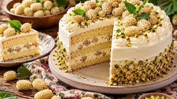 طرز تهیه کیک توت سفید؛ یک کیک خانگی خوش‌ عطر و متفاوت