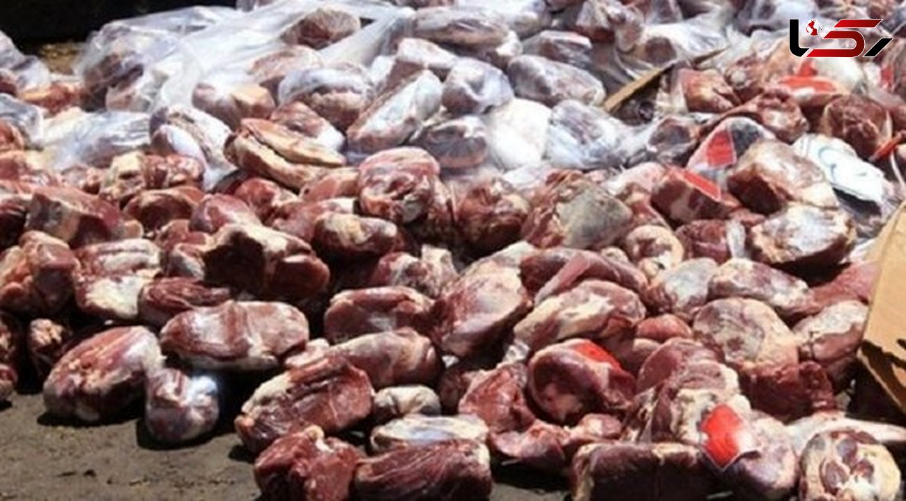 توقیف 850 کیلو گوشت قرمز فاسد در قزوین