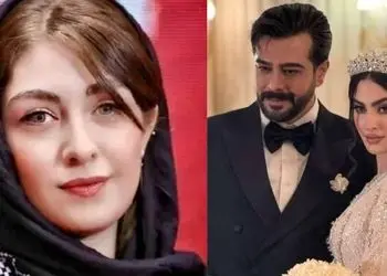 فیلم جدید از مراسم باشکوه مریم مومن  و حضور پررنگ الیکا ناصری به عنوان مهمان ویژه  / اقا داماد هم هستند