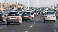 ترافیک در آزاد راه کرج - قزوین و کرج- تهران نیمه سنگین است