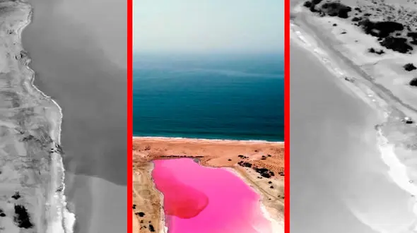 فیلم دریاچه صورتی در دل دریای مکران