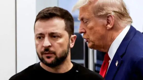 ترامپ به زلنسکی: آیا مسکو و سن‌پترزبورگ را می‌زنید؟