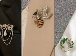 ۱۵ سنجاق سینه خاص برای استفاده روزمره و مهمانی‌ های لاکچری