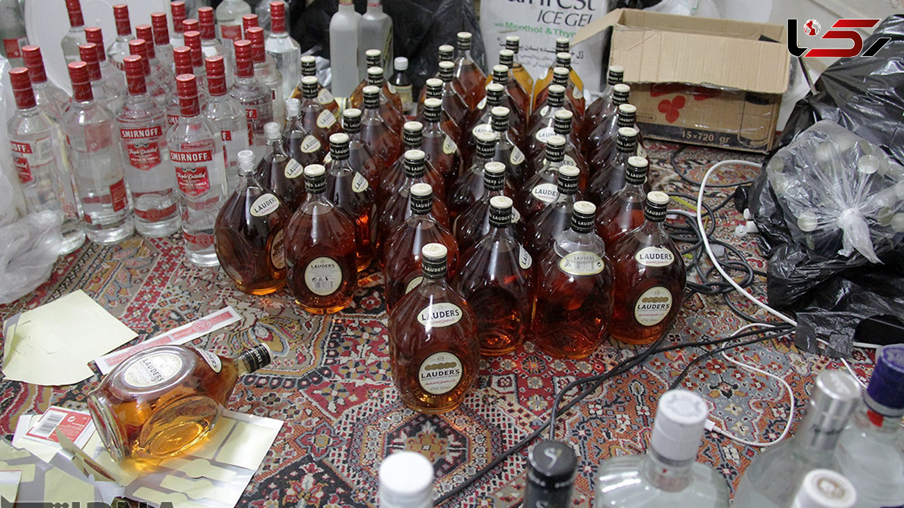 کشف  ۴۵۰۰ لیتر مشروبات الکلی دست‌ساز در خوزستان  